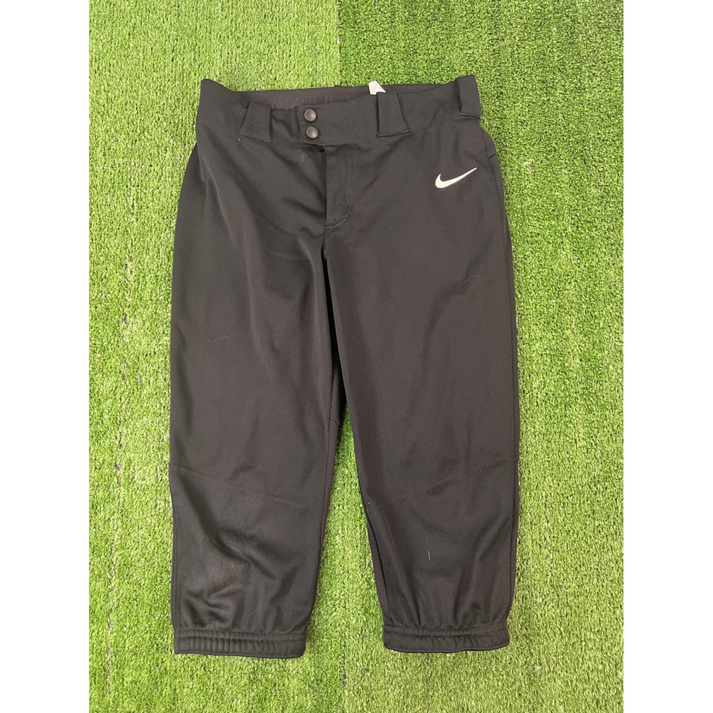 Nike Kids Black Team Engineered Baseball Pants AV6833-010 Size Large